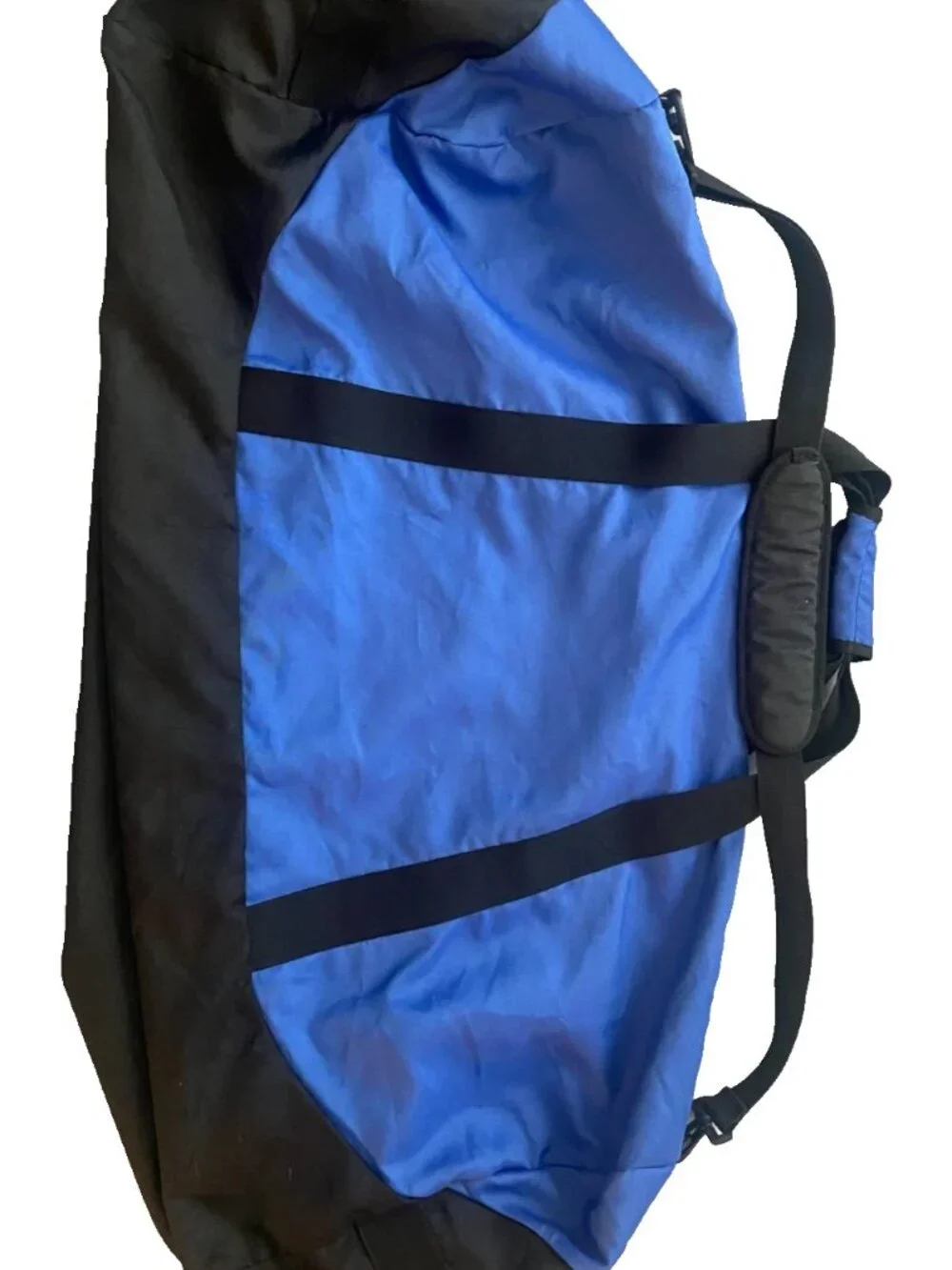 Vintage 90s Nike Duffle Bag Extra Large Royal Blue Nylon Gym Bag